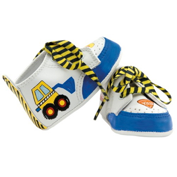 Lil Tootsies "Construction Zone" Baby Shoes - Click Image to Close